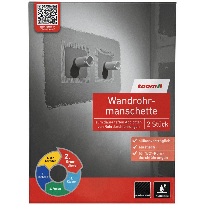 Wandrohrmanschetten 2 Stück