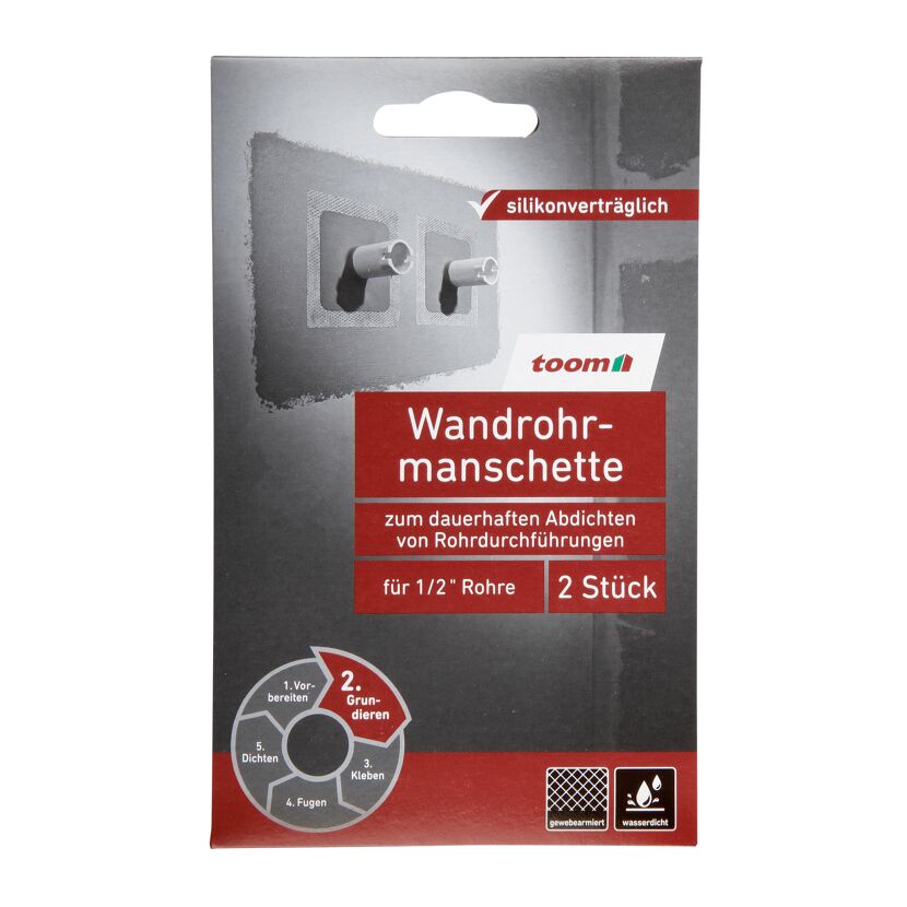 Wandrohrmanschetten 2 Stück