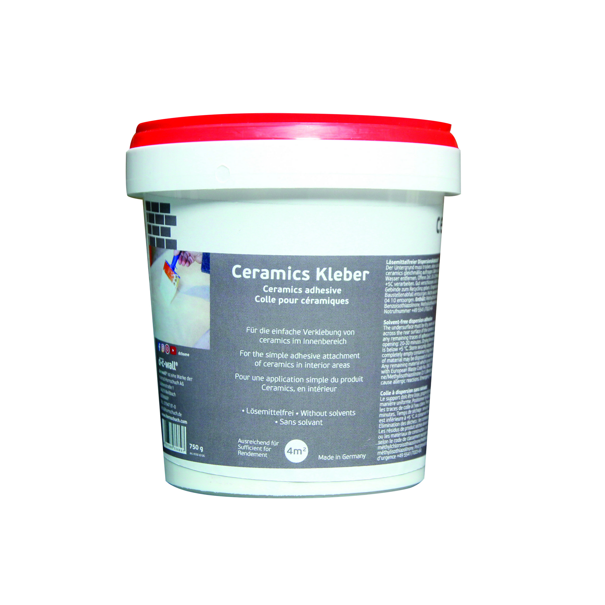 Ceramics Kleber farblos 750 g + product picture