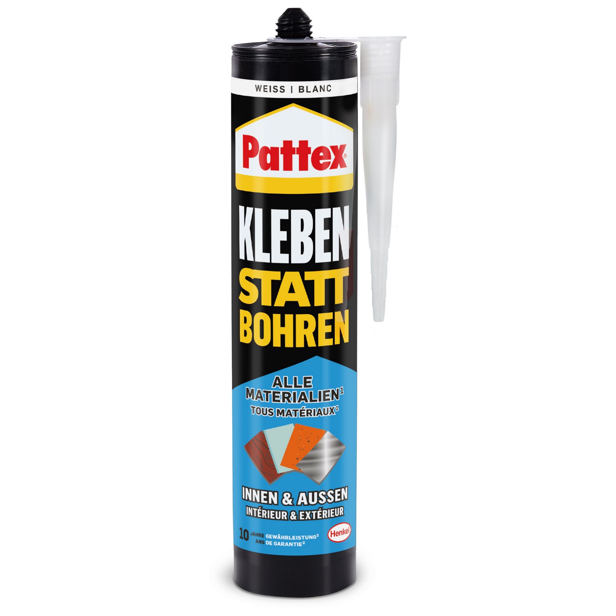 Pattex Kleben statt Bohren, weiße Tube