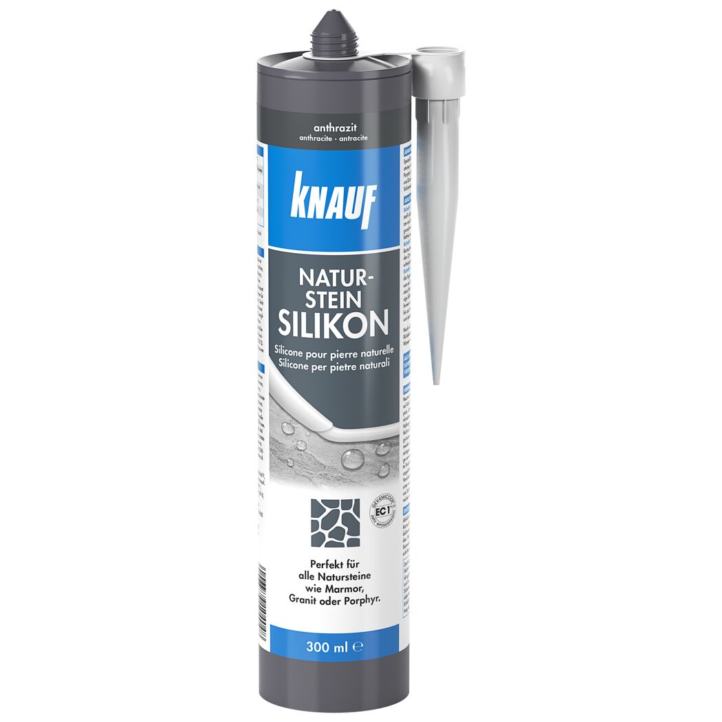 Kartusche Naturstein Silikon anthrazit von Knauf