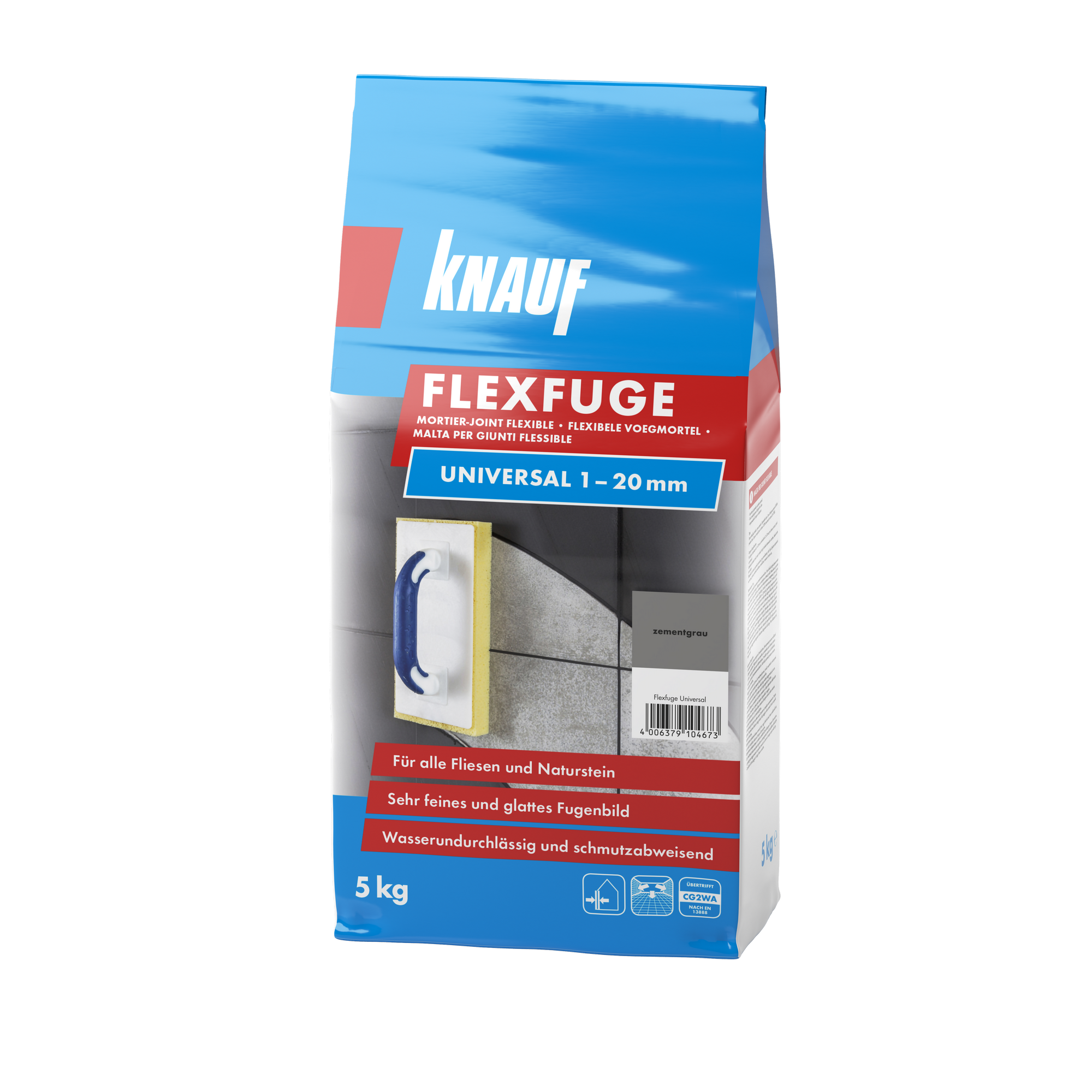 Flexfuge 'Universal' zementgrau 5 kg + product picture