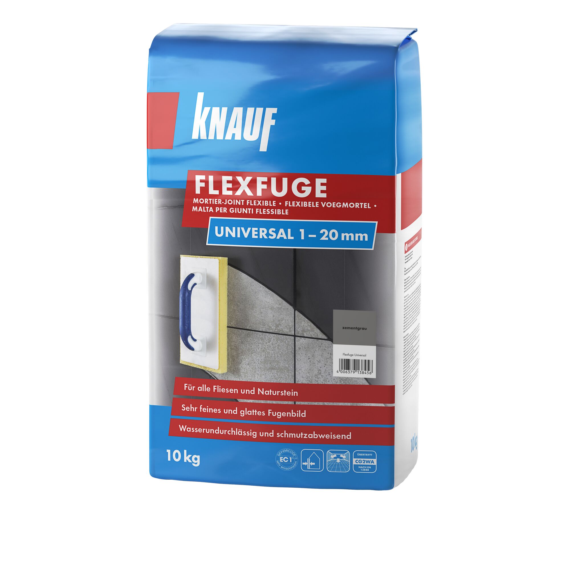 Knauf Flexfuge Universal, 10 kg Beutel, Fugenmörtel