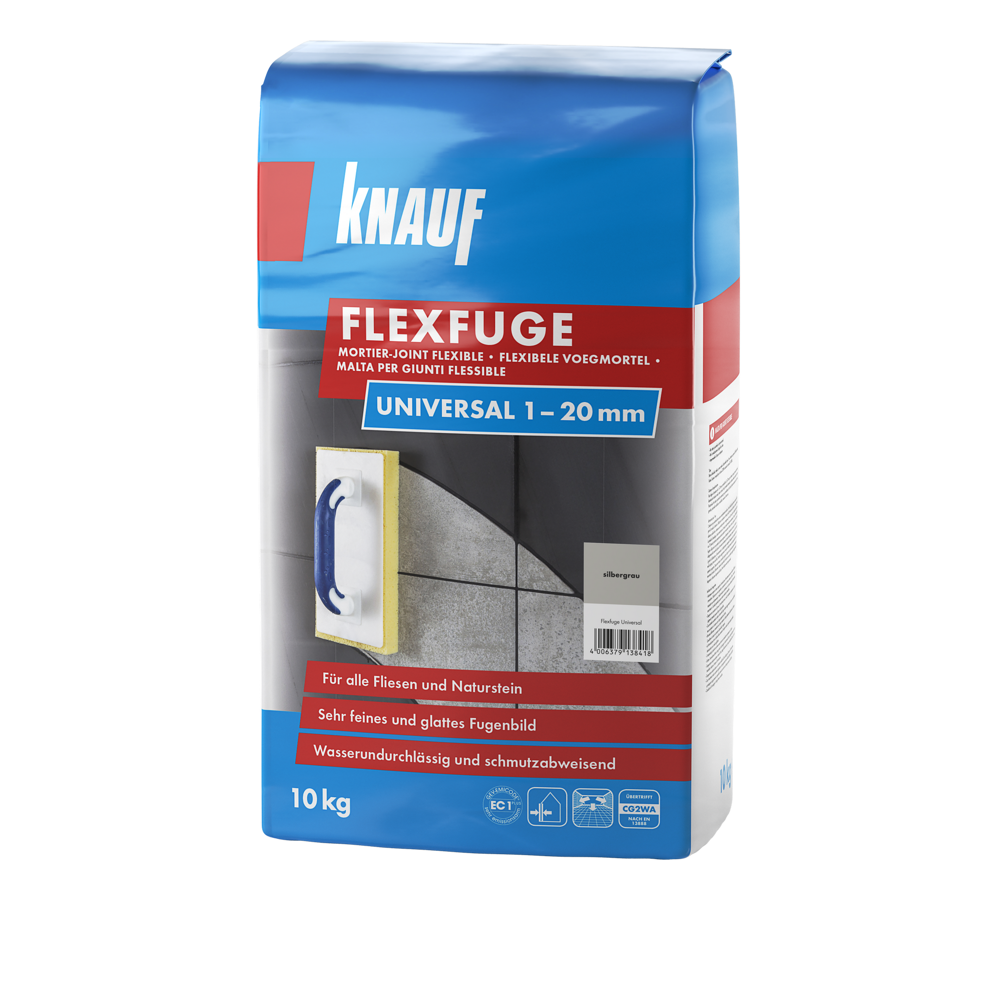 Flexfuge 'Universal' silbergrau 10 kg + product picture