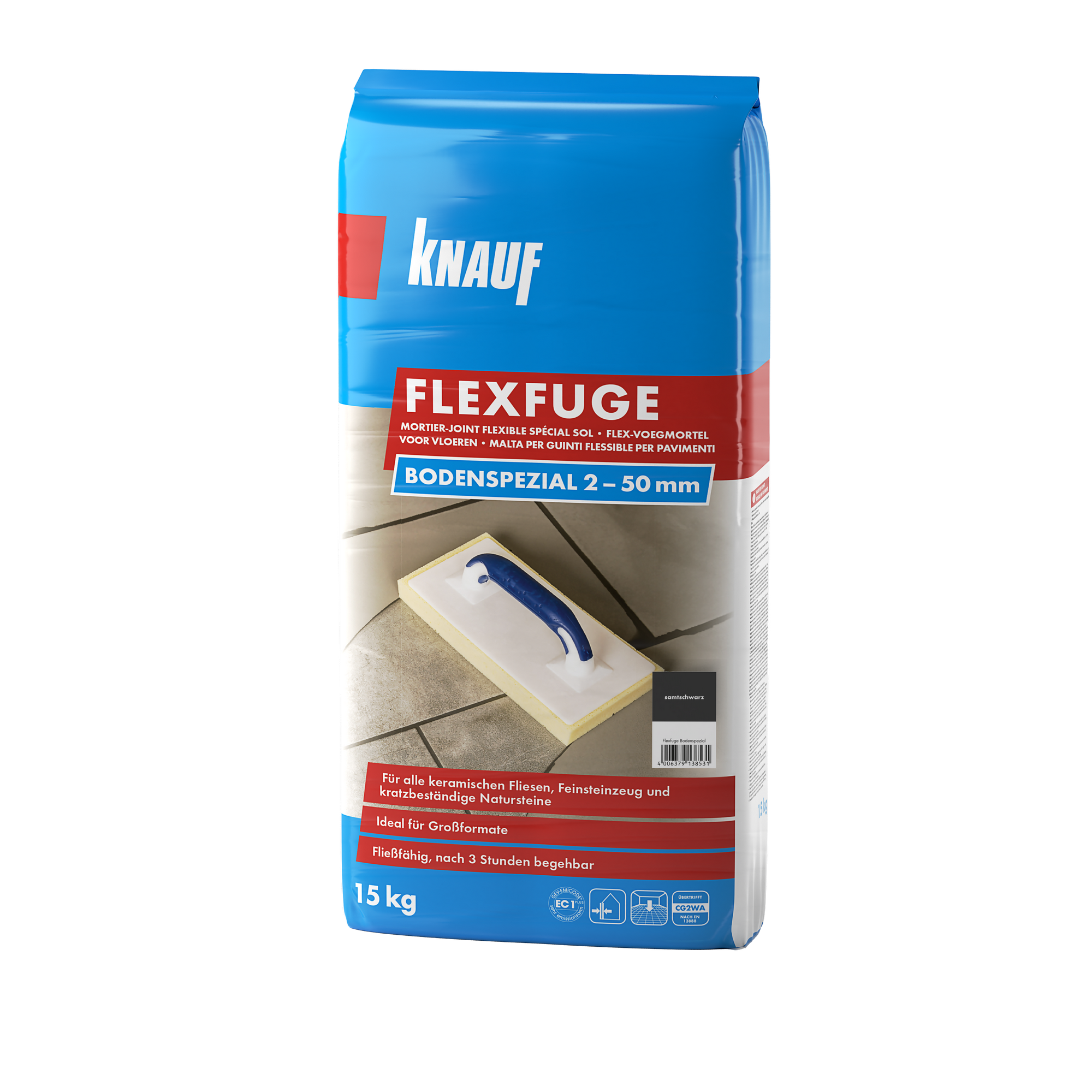 Flexfuge 'Bodenspezial' samtschwarz 15 kg + product picture