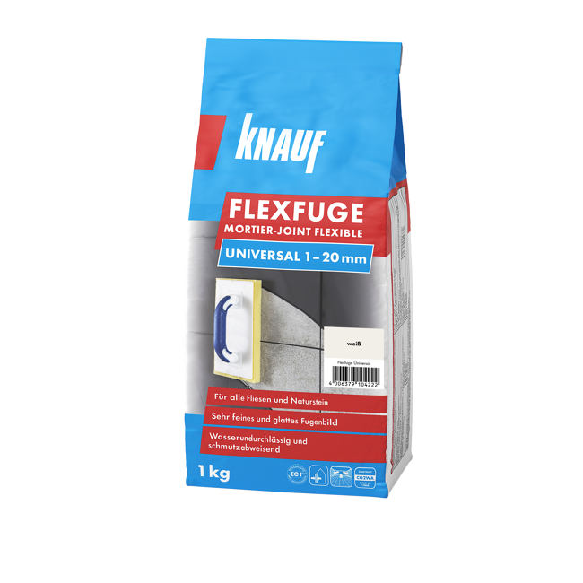 Bild von Flexfuge 'Universal' weiß 1 kg