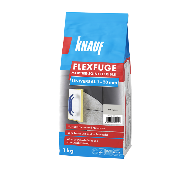 Bild von Flexfuge 'Universal' silbergrau 1 kg