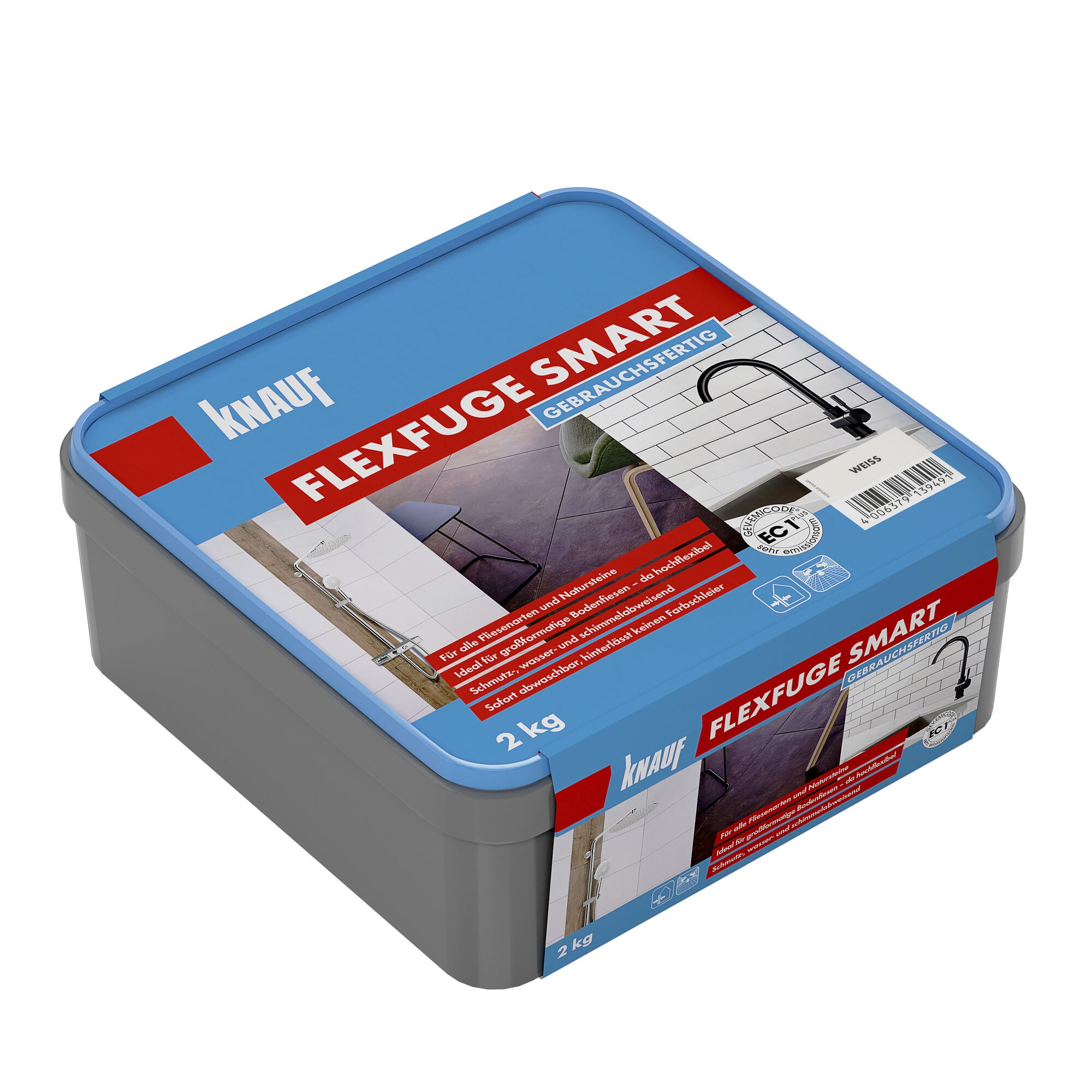Knauf Flexfuge Smart, weiß, 2 kg