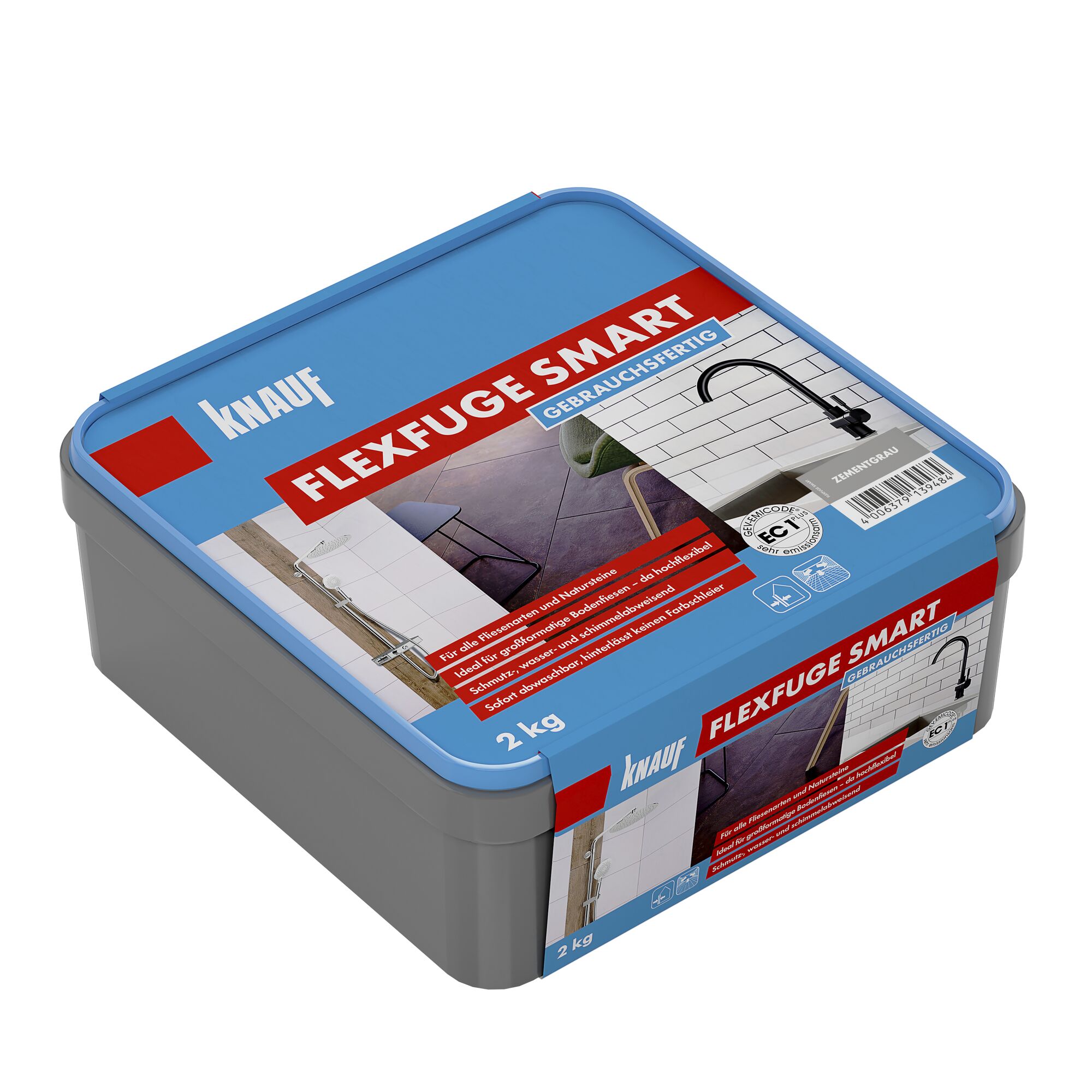 Knauf Flexfuge Smart zementgrau 2 kg