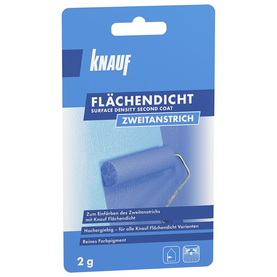 Knauf Flächendicht Zweitanstrich mit Farbrolle auftragen