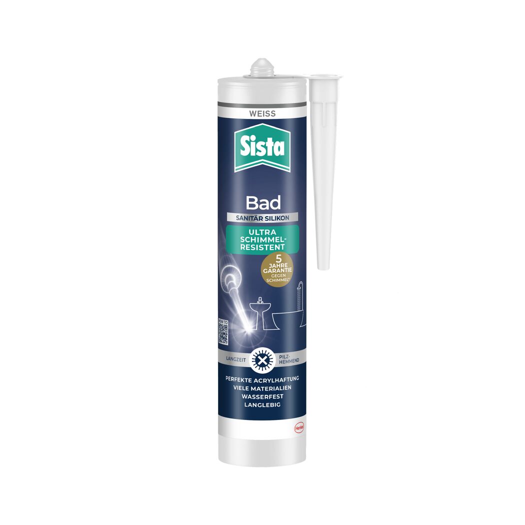 Sanitärsilikon 'Bad gegen Schimmel' weiß 280 ml