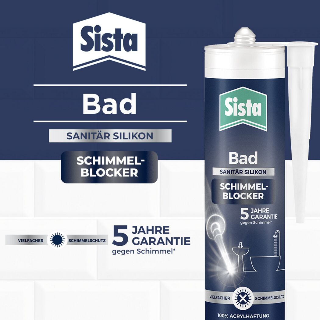 Sista Bad Sanitär Silikon Schimmel Blocker