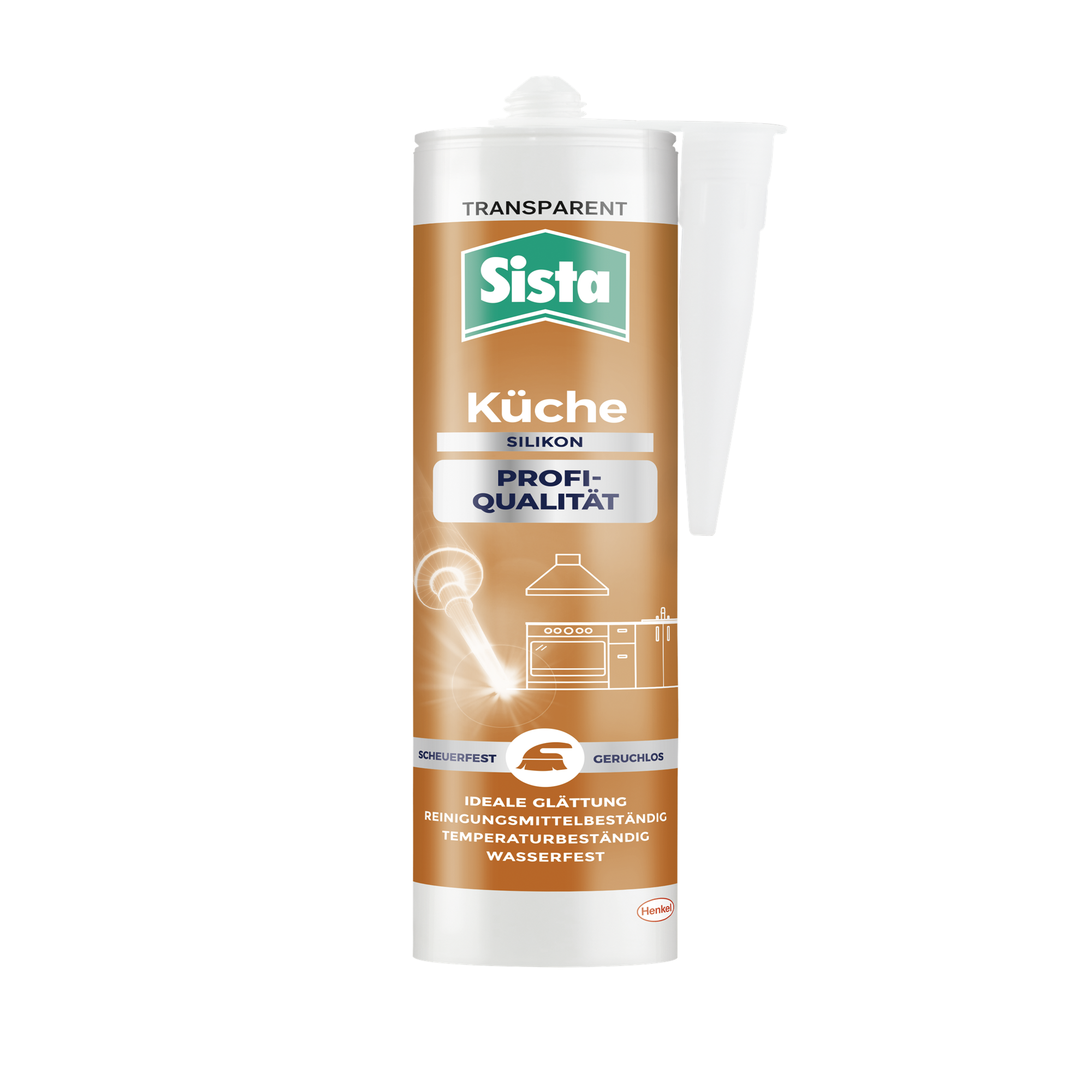 Küchensilikon transparent 280 ml