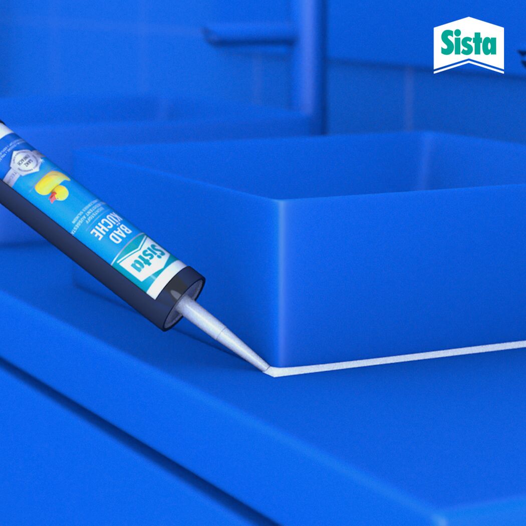 Sista Silikon wird aufgetragen.