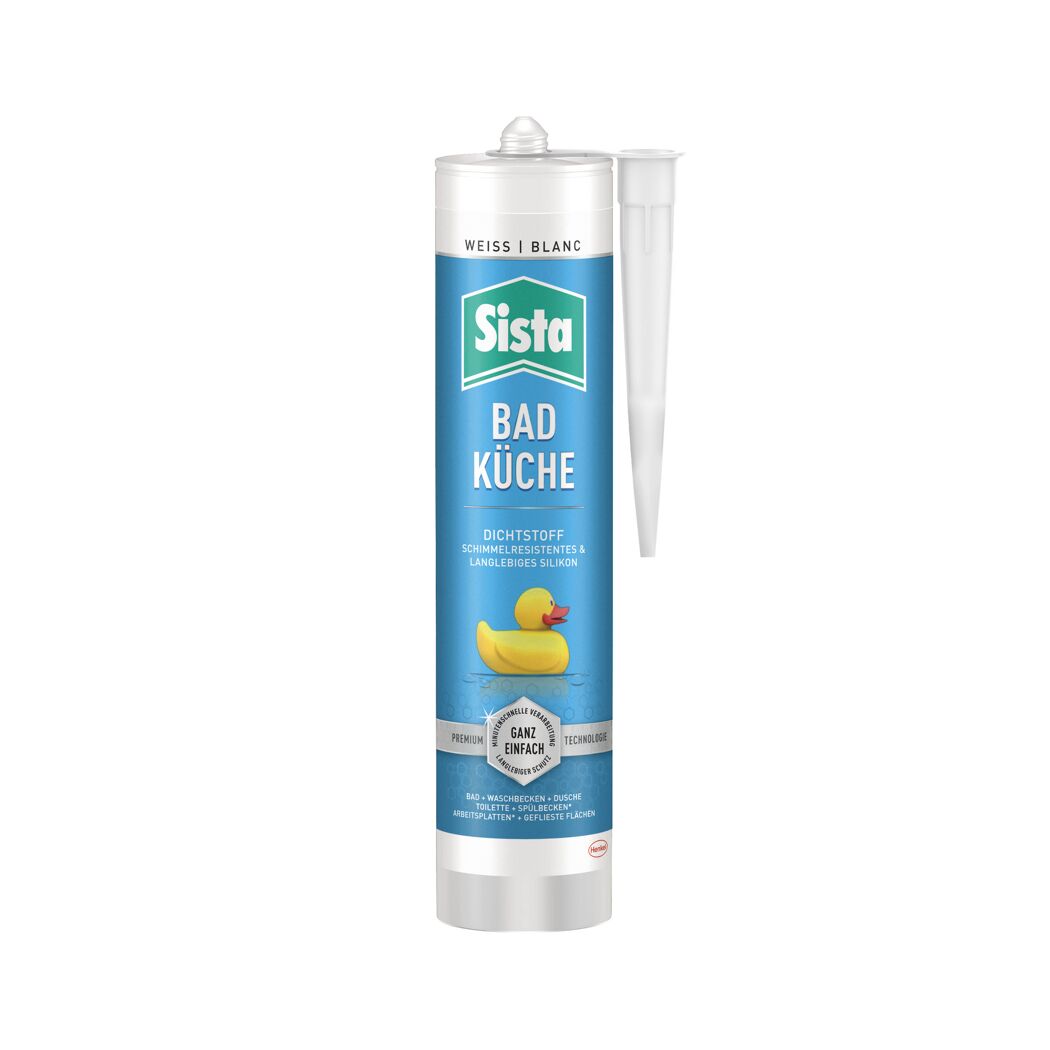 Sista Silikon Bad & Küche weiß