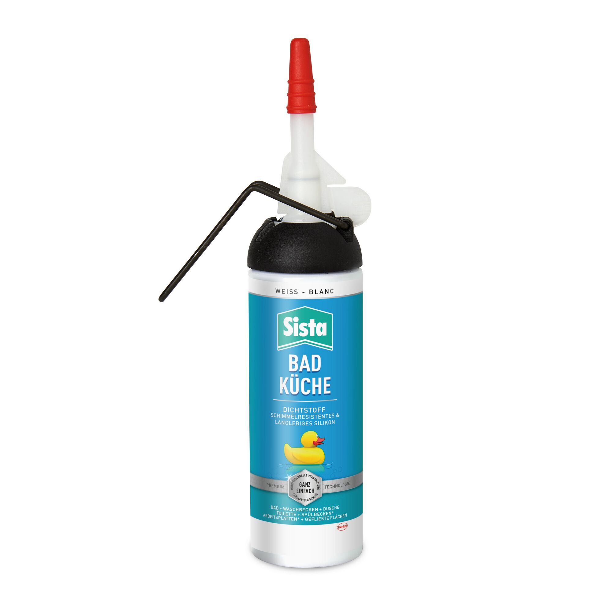 Sista Bad Küche Dichtstoff Kartusche weiß