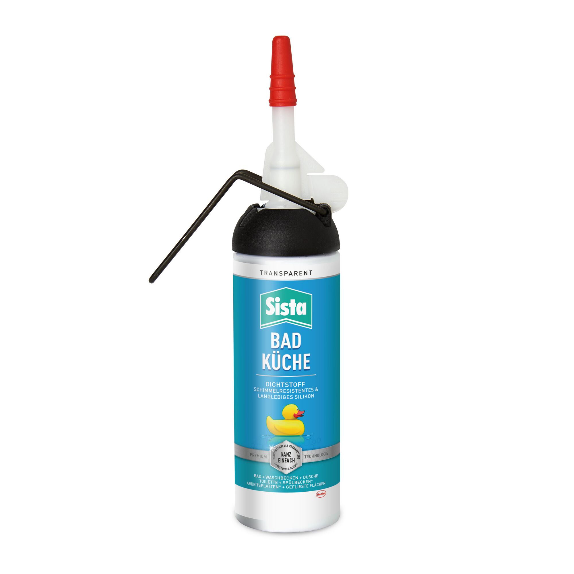 Sista Bad Küche Dichtstoff transparent