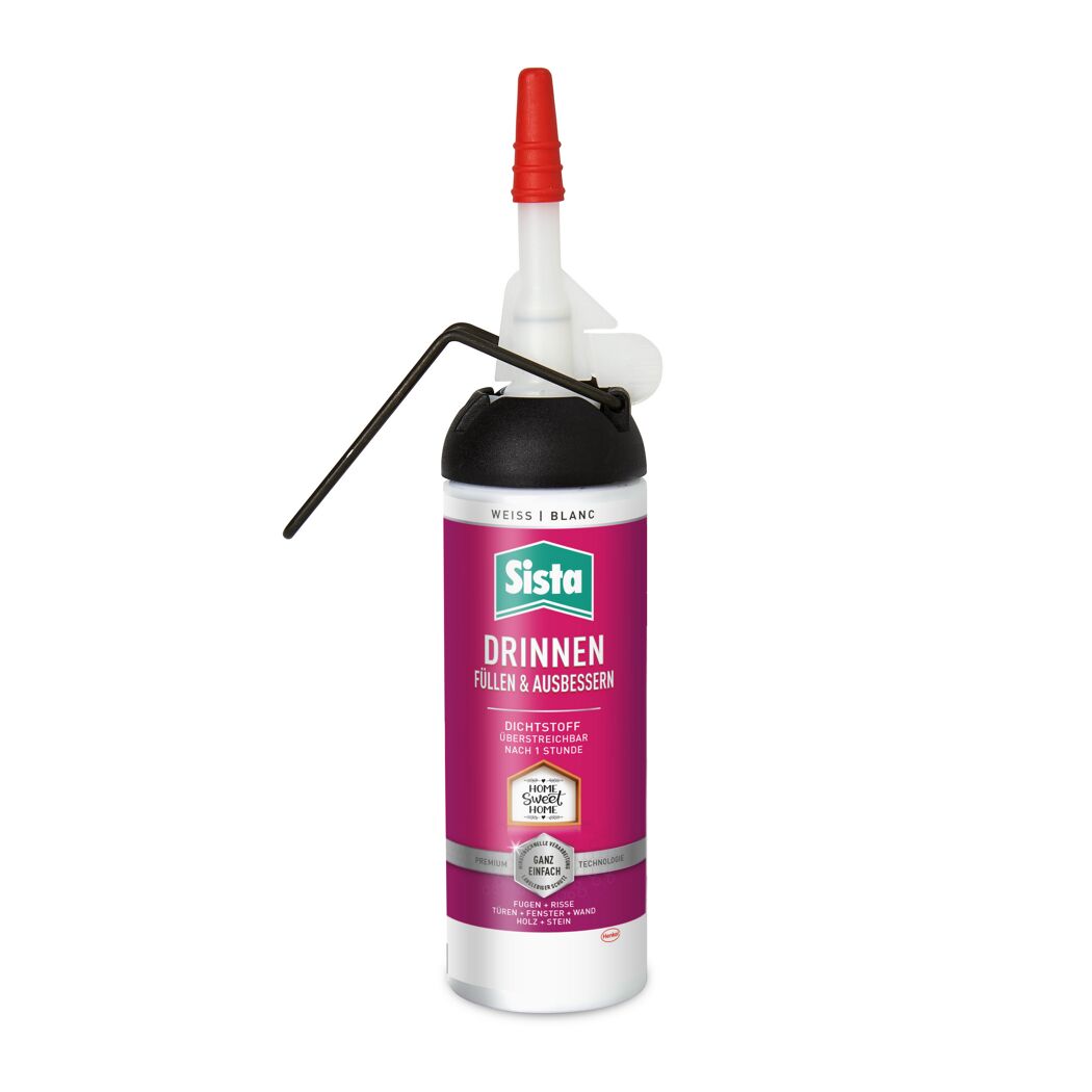 Kartusche Sista Drinnen Acryl Dichtstoff weiß