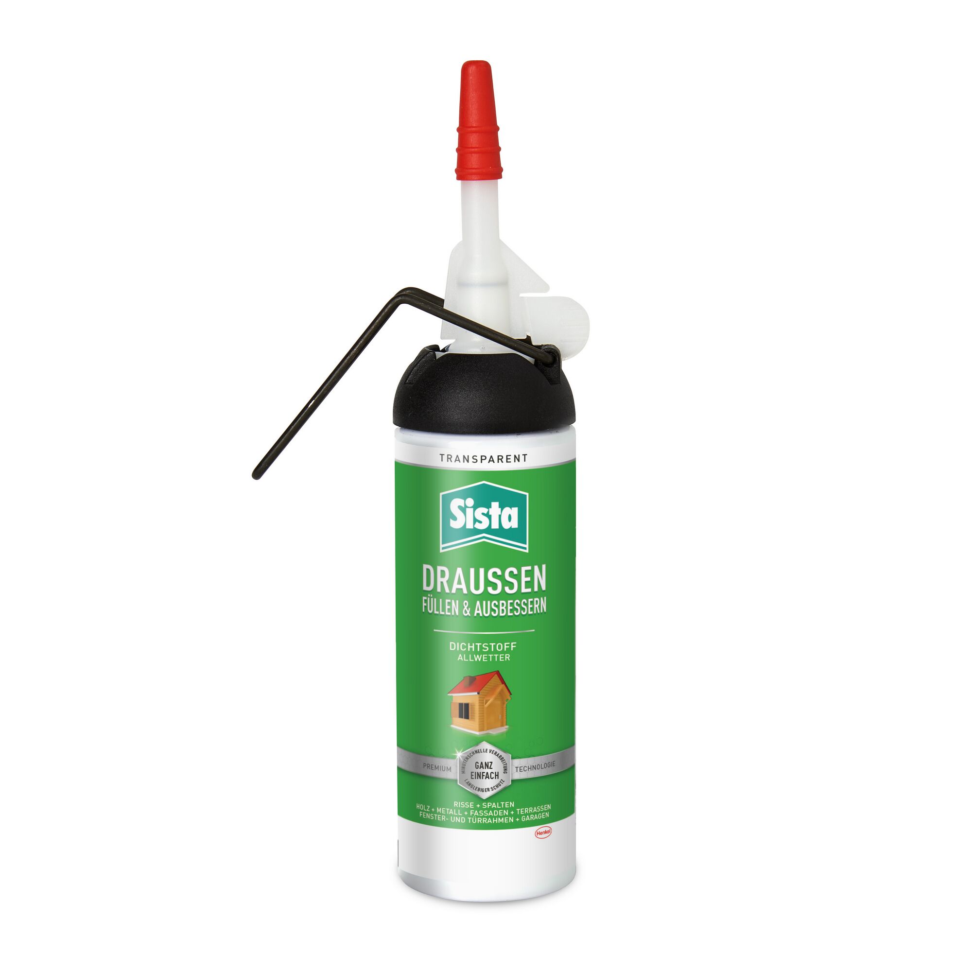 Kartusche Sista Dichtstoff transparent für draußen