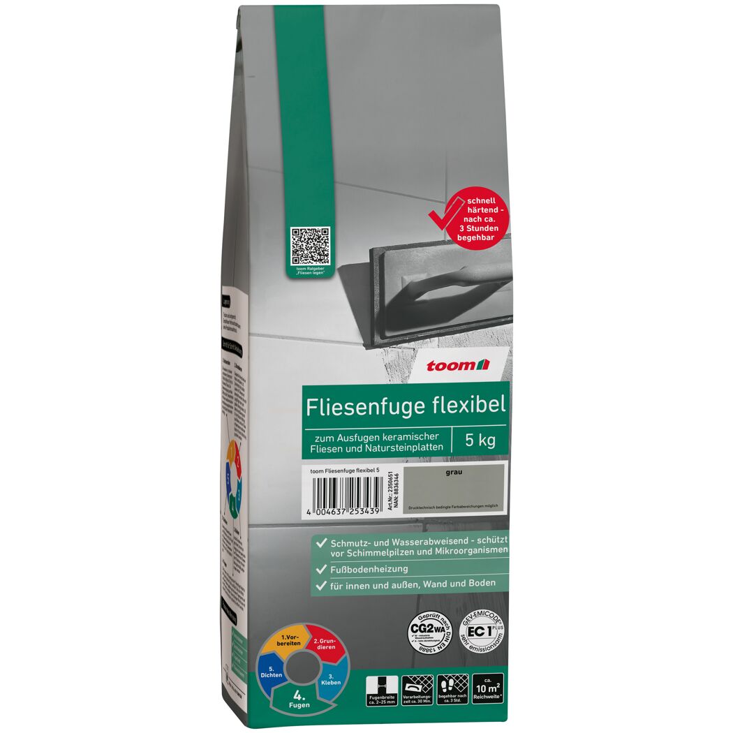 Graue Flexfuge 'Universal' 5 kg