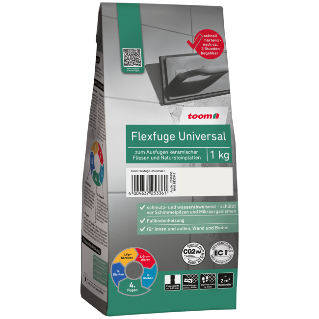 Bild von Flexfuge 'Universal' beige 1 kg