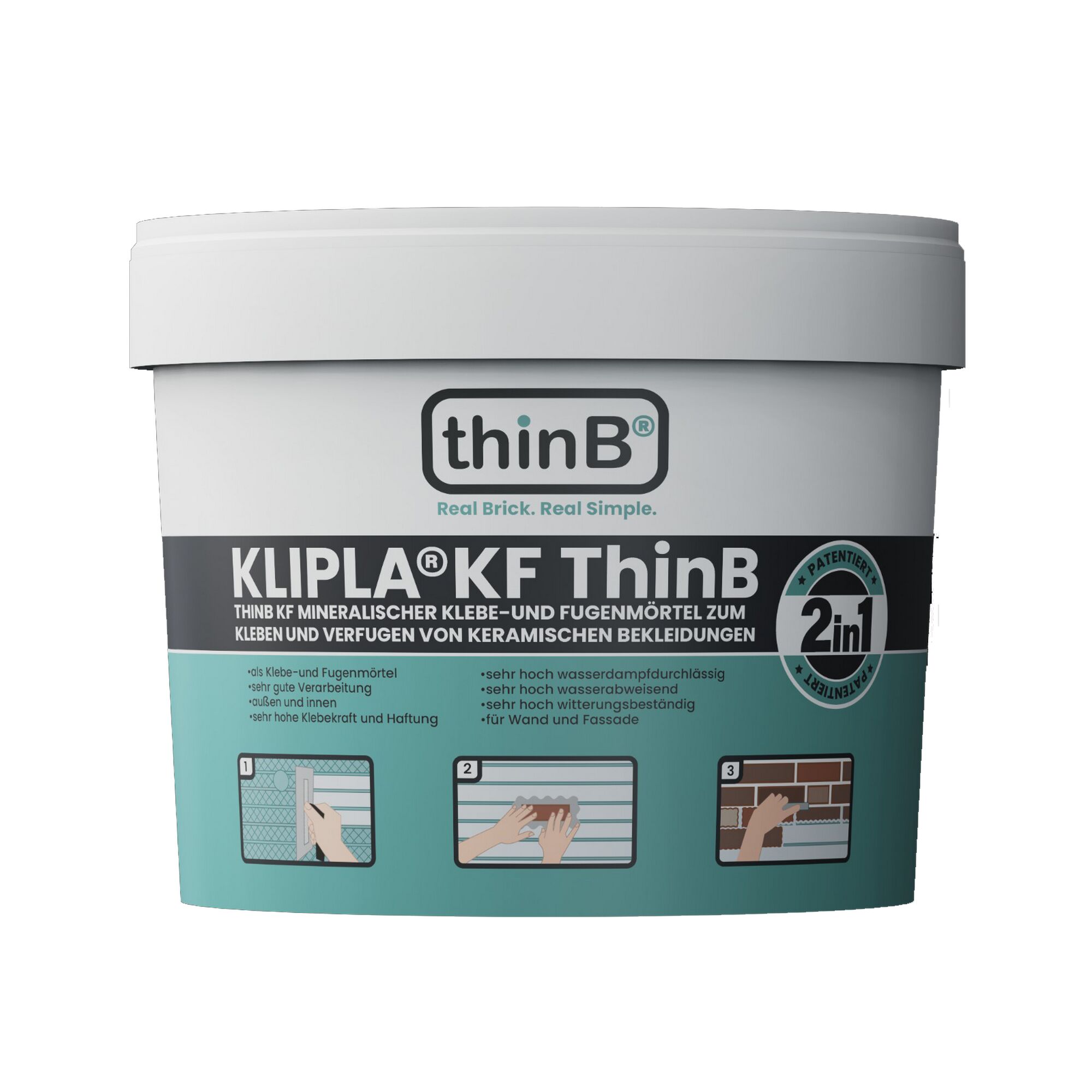 Eimer mit Fliesenkleber