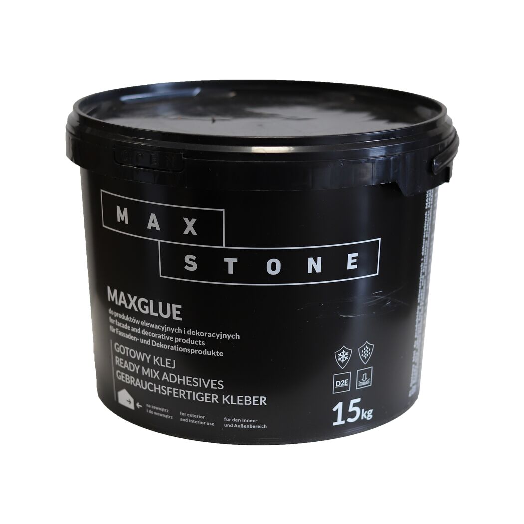 Schwarzer Eimer MAX Stone MAXGLUE