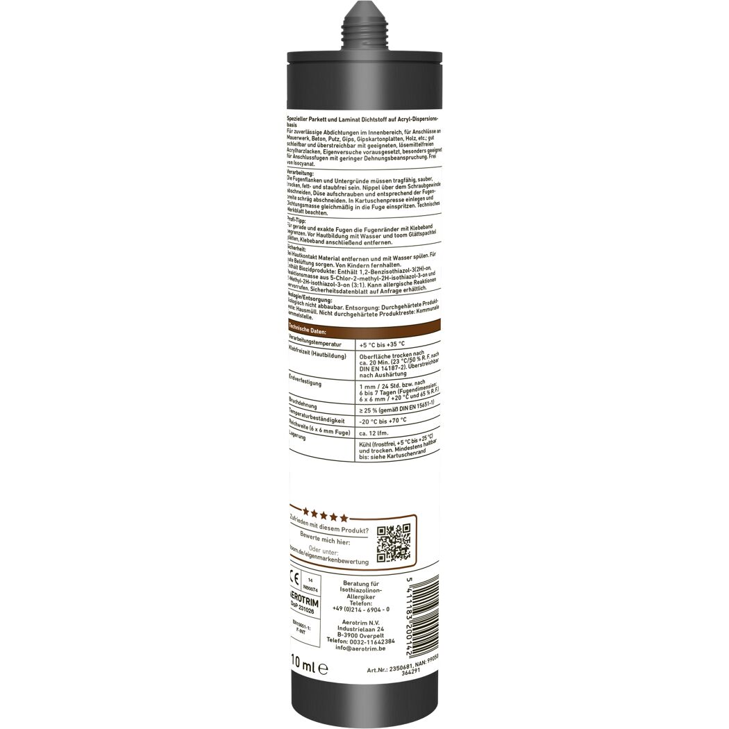Parkett- und Laminatdicht dunkelgrau 310 ml