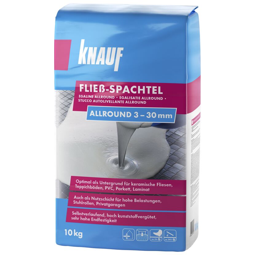 Knauf Fließspachtel Allround 3-30 mm, 10 kg Sack