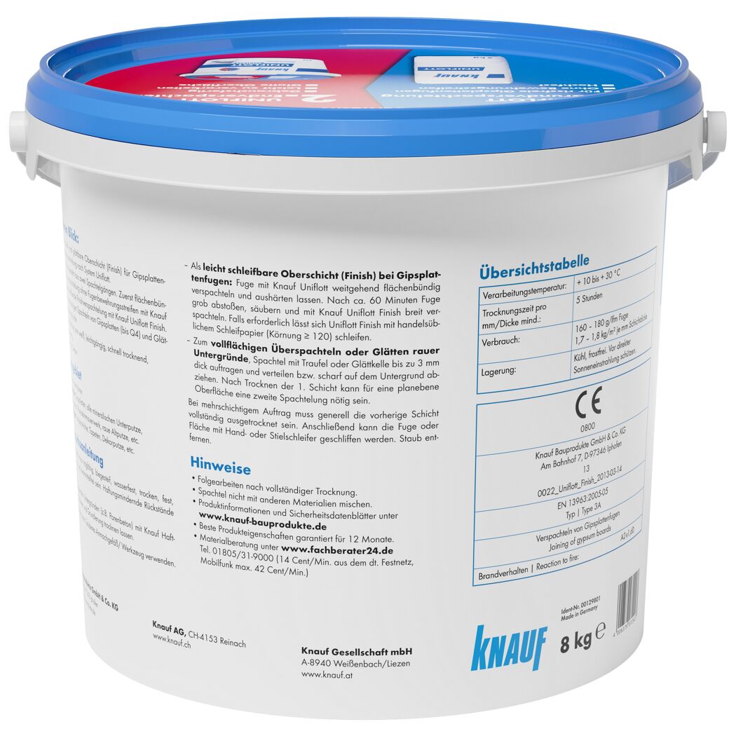 8 kg Eimer Knauf Uniflott Finish