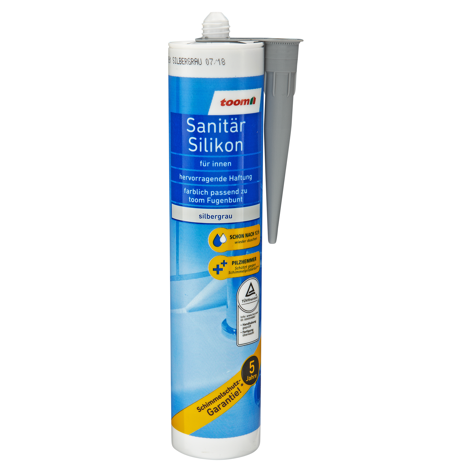 Sanitärsilikon silbergrau 310 ml + product picture