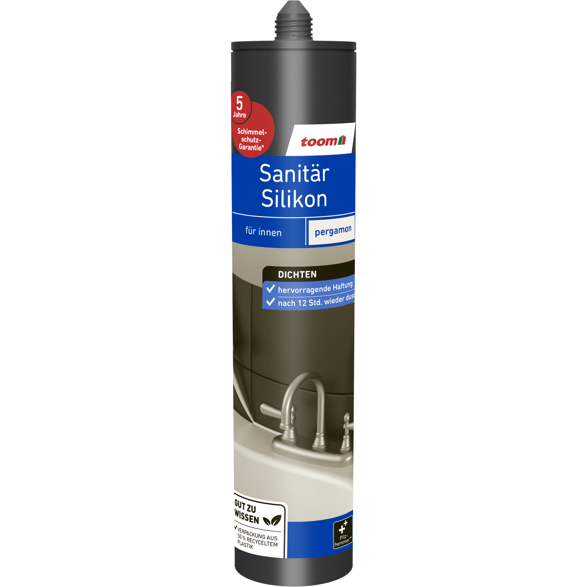 Sanitärsilikon pergamonfarben 310 ml