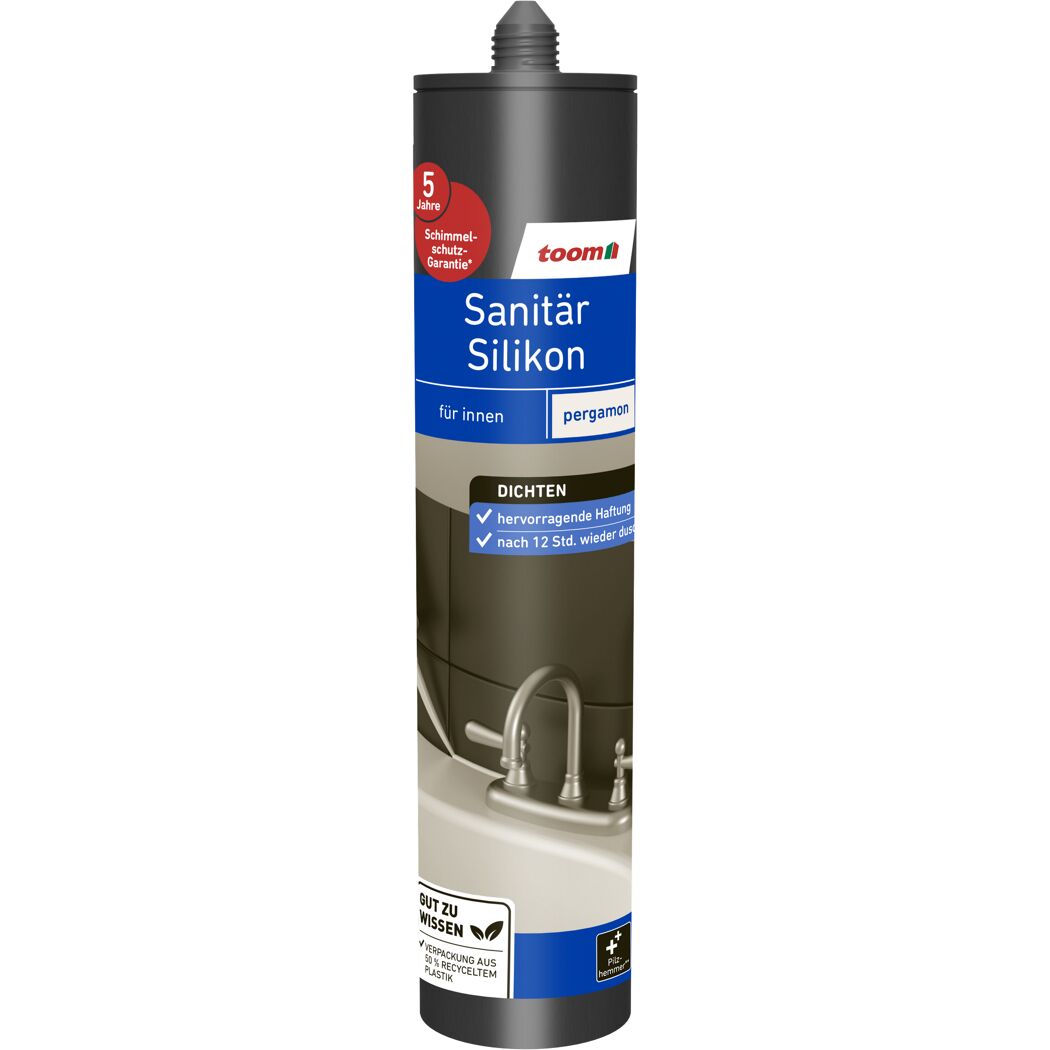 Sanitärsilikon pergamonfarben 310 ml
