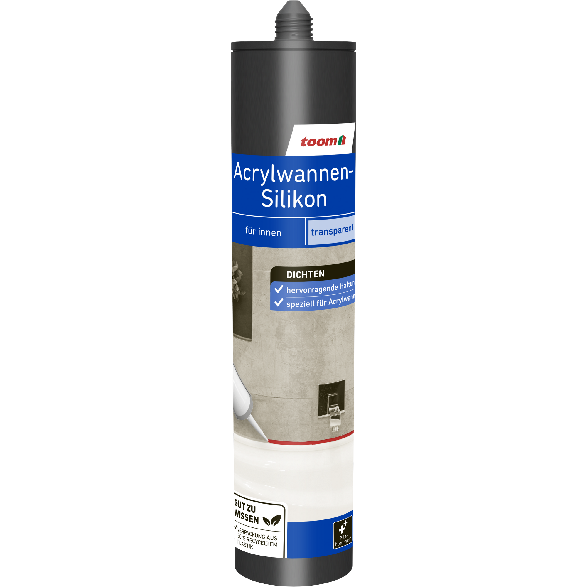 Acrylbadewannen-Silikon transparent 310 ml