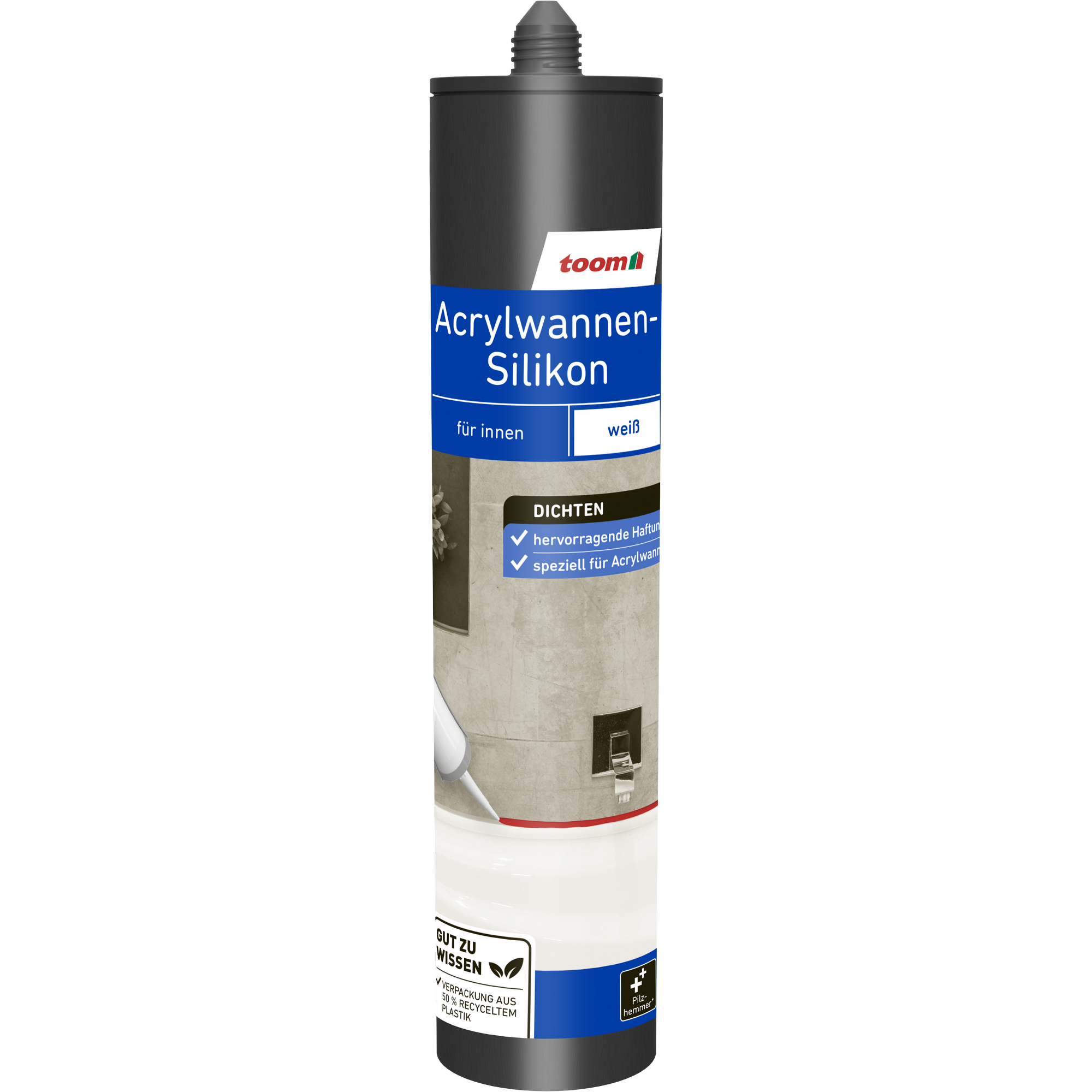Acrylbadewannen-Silikon weiß 310 ml