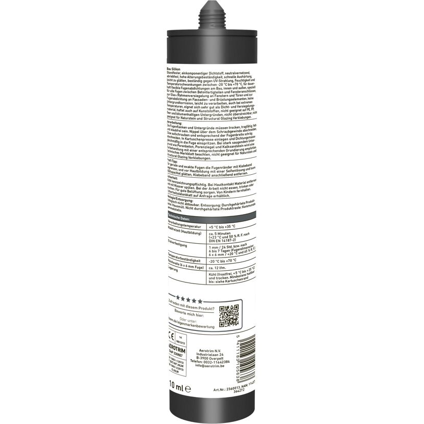 Bausilikon braun 310 ml