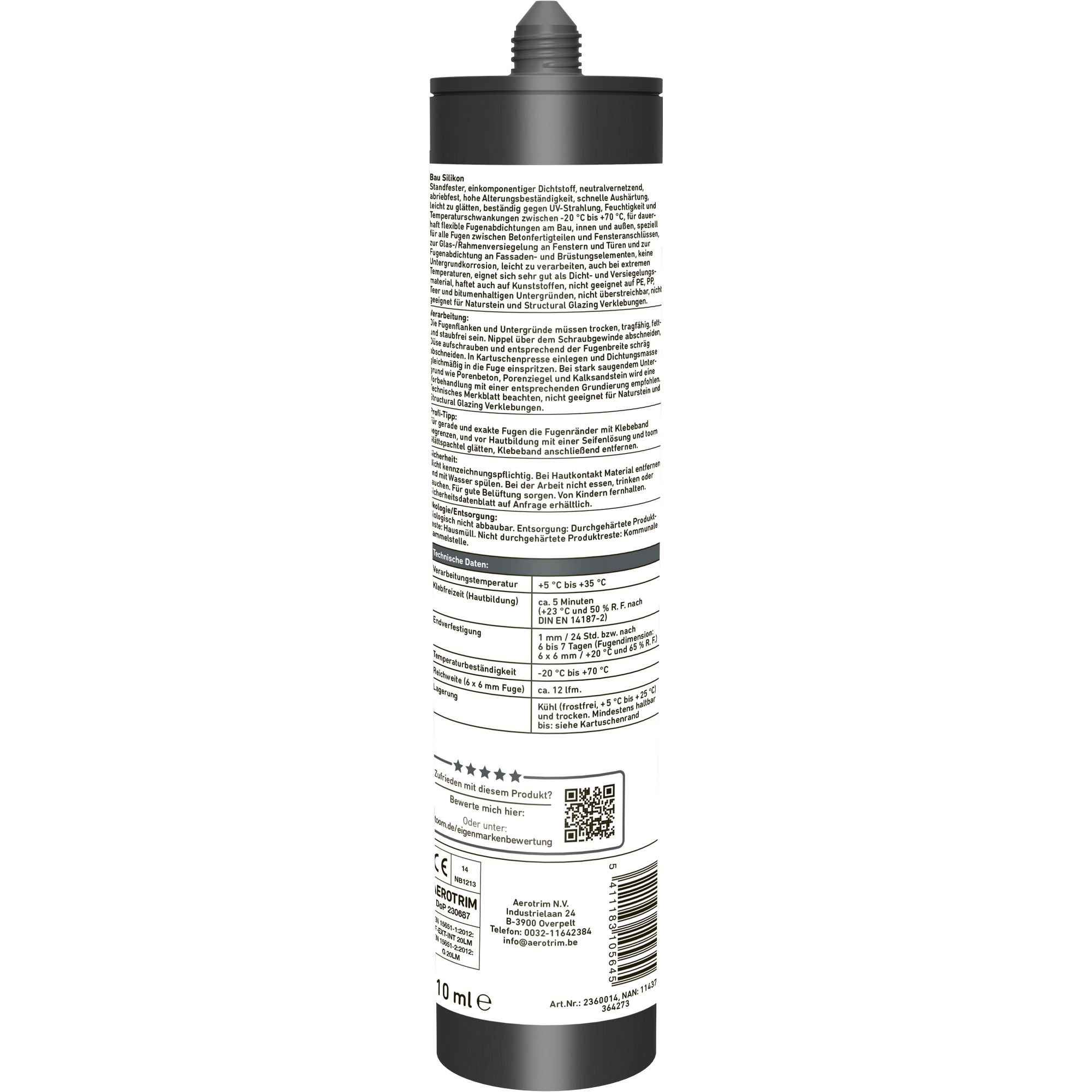 Thumbnail - toom Bausilikon grau 310 ml