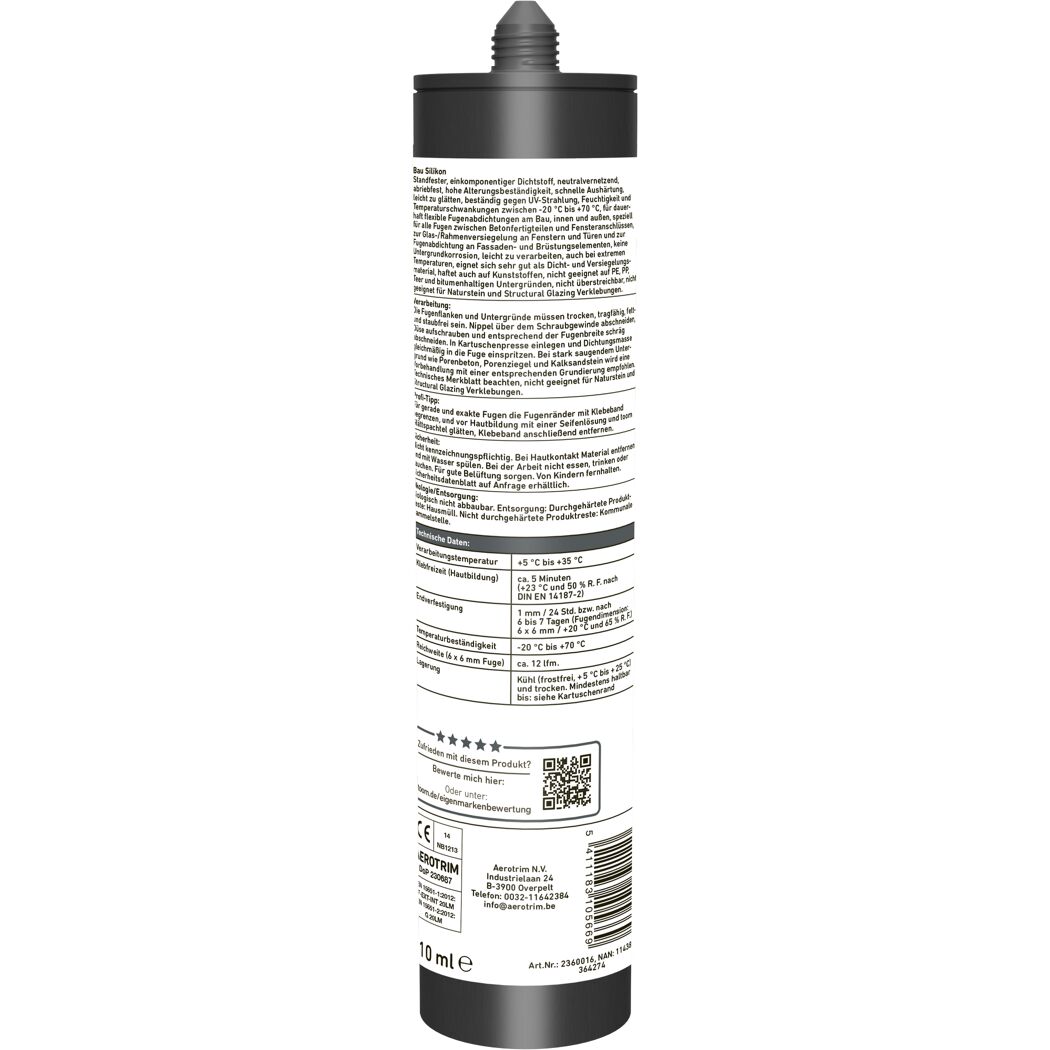 Bausilikon weiß 310 ml