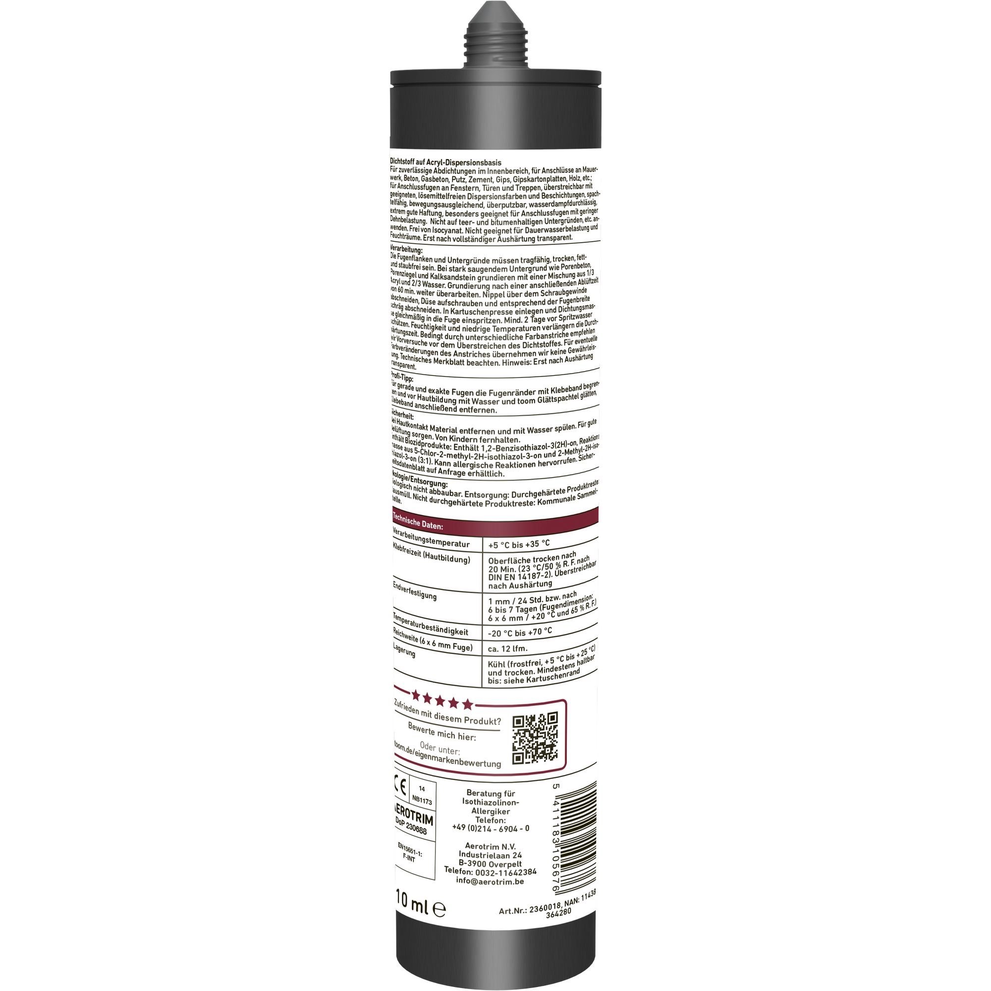 Thumbnail - toom Acryl transparent 310 ml