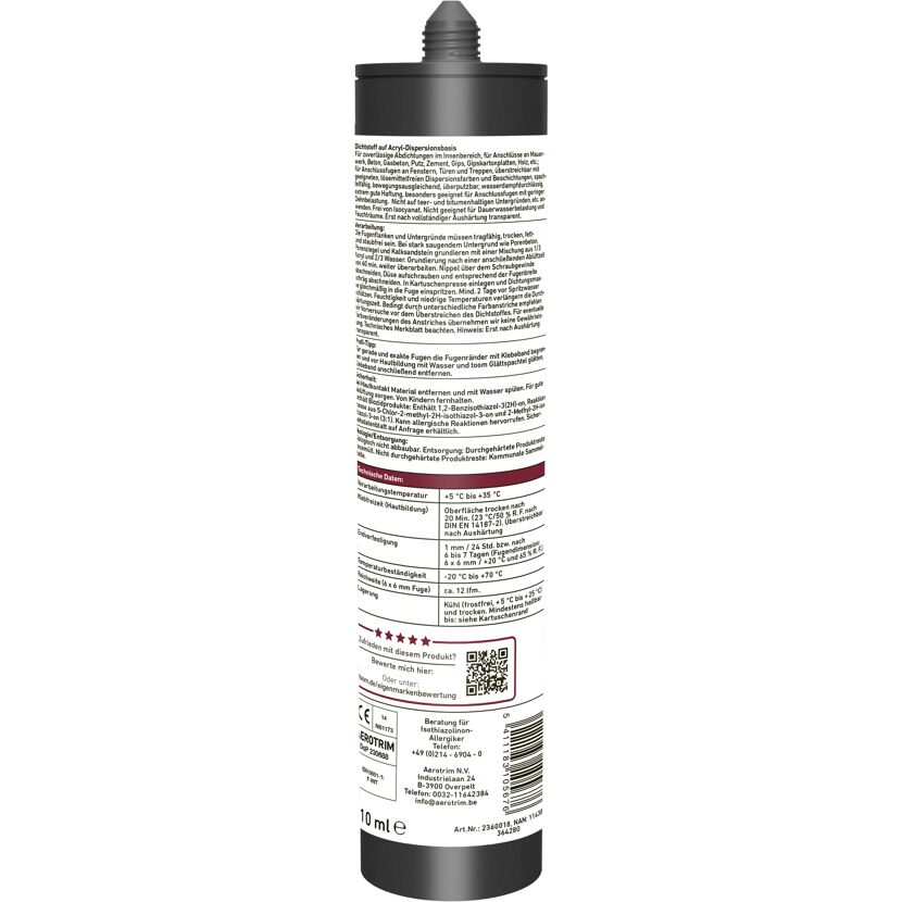 Acryl transparent 310 ml