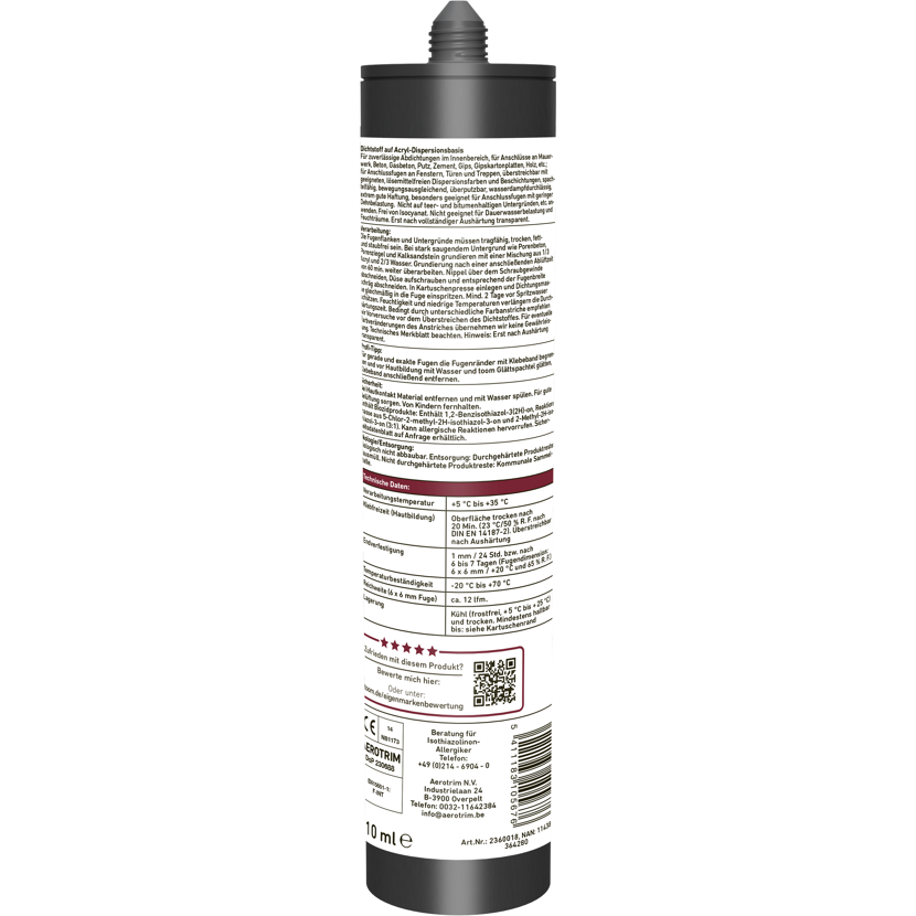 Acryl transparent 310 ml