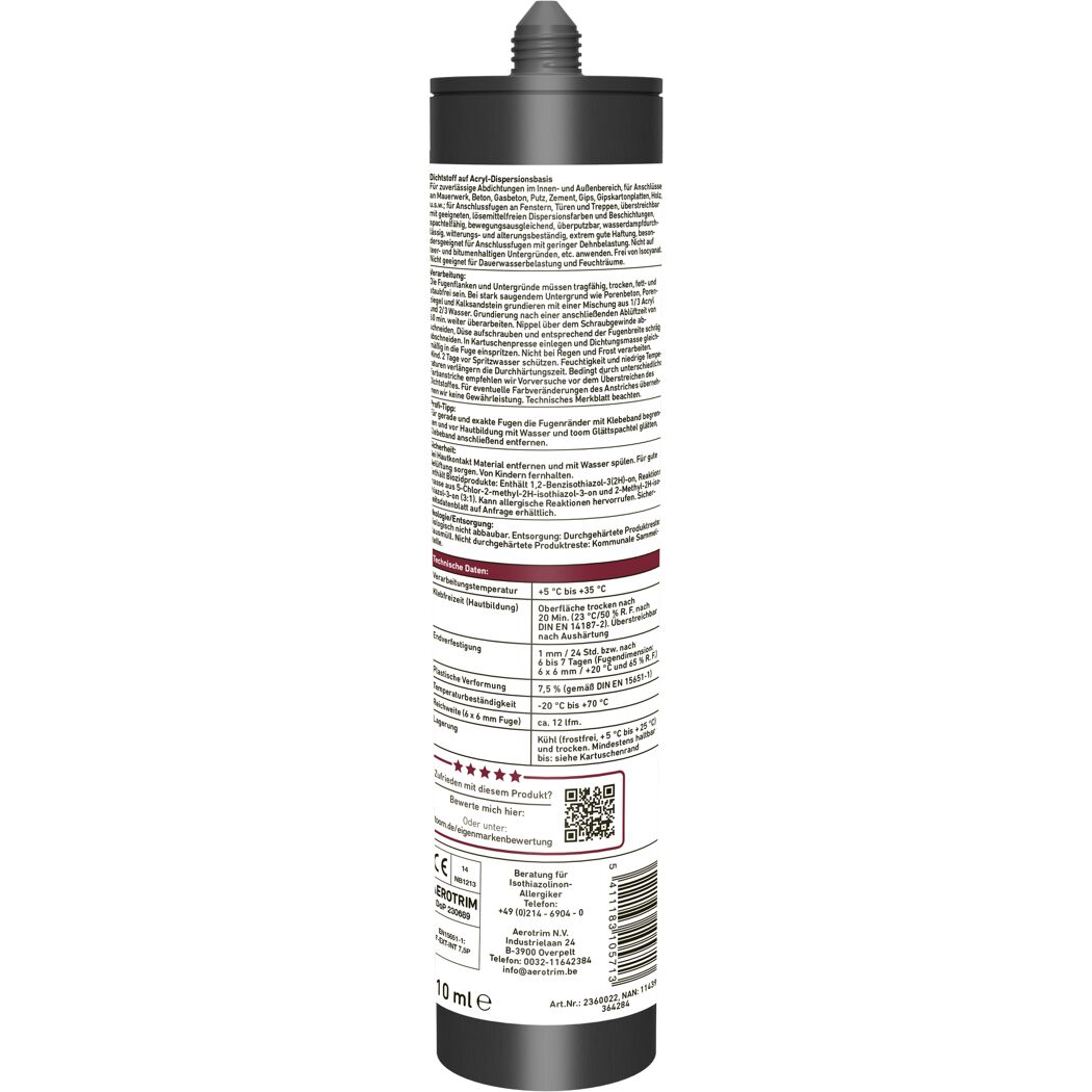 Acryl schwarz 310 ml
