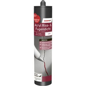 Acryl-Spachtelmasse "Riss- und Fugendicht" weiß 310 ml