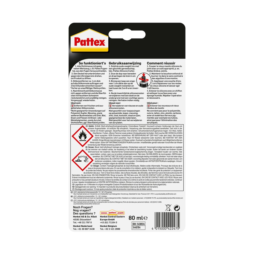 Pattex Silikonentferner 80 ml