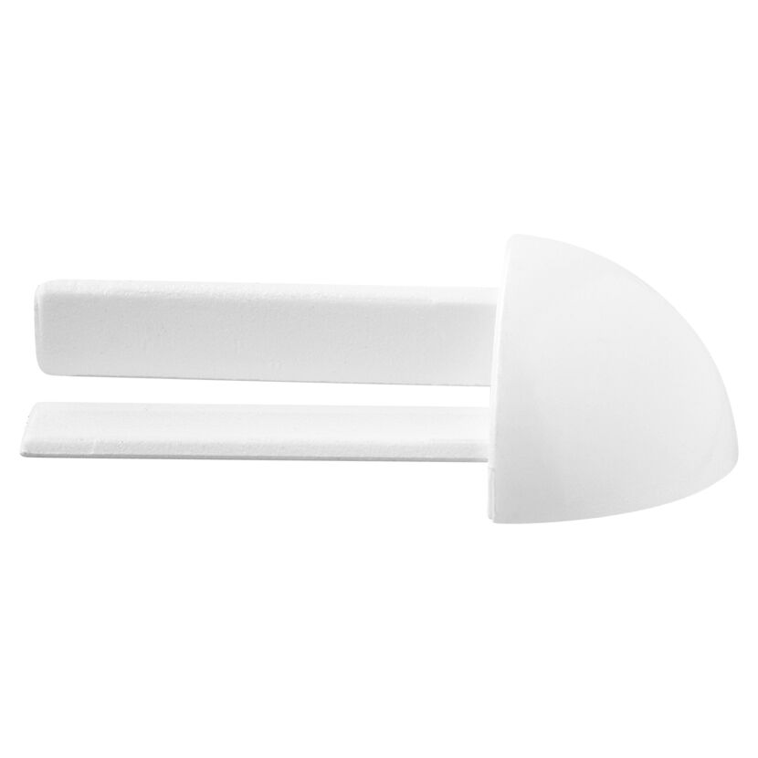 Außenecke weiss 0,6 cm, 4-tlg.