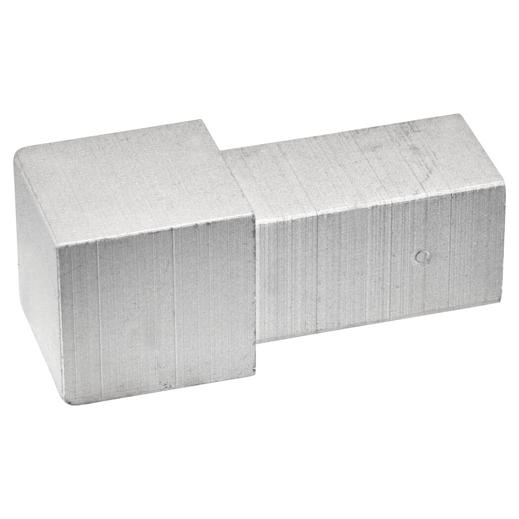 Silbernes Alu Quadrateck