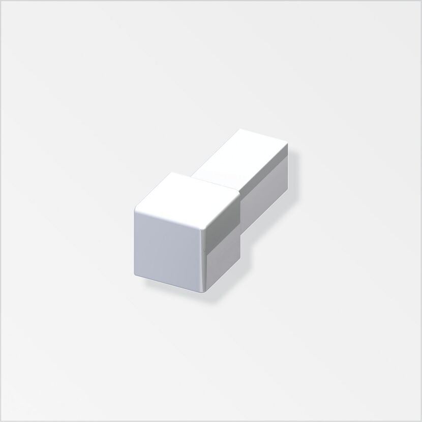 Alu-Quadratecke chromfarben