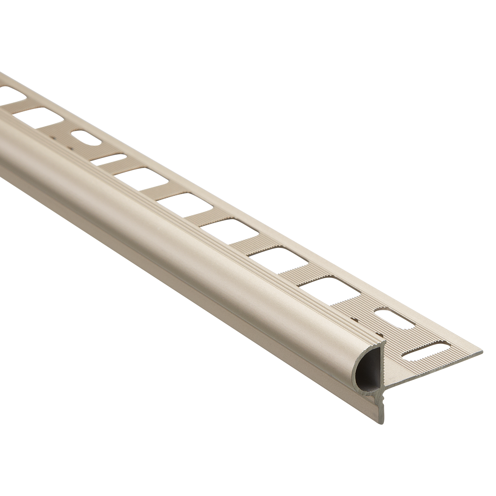 Treppenkanten-Profil 'Florentiner' Aluminium titanfarben 10 x 1000 mm + product picture
