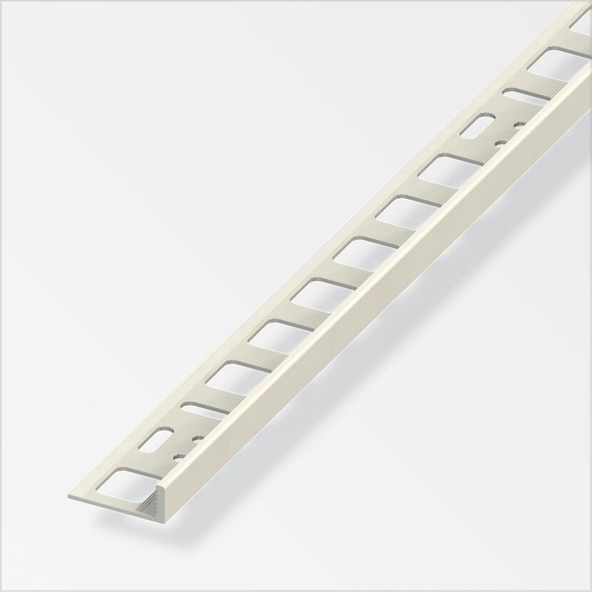 Winkelprofil PVC creme 8 x 21 x 2500 mm