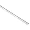 Silbernes Winkelprofil aus Aluminium